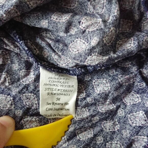 Mine brand - Printed Geo Embroidered sleeveless Tank Top size M - Picture 5 of 11